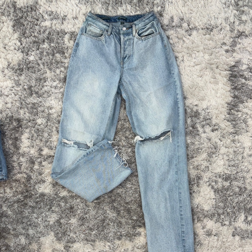Wild Fable Light Blue Distressed Boyfriend Jeans